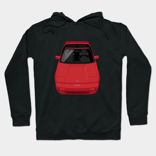 MR2 SC 1st gen W10 - Red Hoodie by jdmart